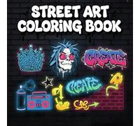 Urban Vibes: Graffiti & Street Art Coloring Book: Easy-to-Color 40 Pages of City Inspiration