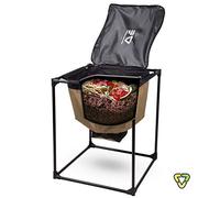Urban Worm Bac à compostage pour Sac Version 2 pour 2021 avec Fond entièrement Amovible - Pas de Fermeture éclair sur Le Fond et Pas Besoin de Trier manuellement Les vers du Compost