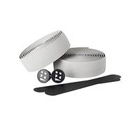 URBAN ZWEIRAD Ruban adhésif pour guidon de vélo de route de qualité supérieure - Avec embouts - Ruban adhésif - Pour vélo de course, VTT, vélo Gravel Cycling Tape (élastique, gris Shark)