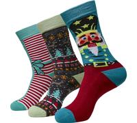 Urbanclassics Christmassocks Casse-Noisette 3-Pack Chaussettes Bas Noël Neuf
