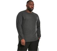 UrbanClassics Pull-over Col Rond Basic Terry Fleece Homme Noir Charcoal