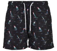 Urbanclassics Short de Bain Motif Aop Plage Surf Board Wear Partout