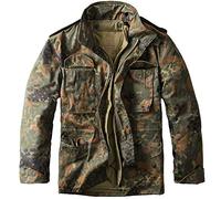 urbandreamz M65 Field Jacket Veste de Combat Armée US Army Veste d'hiver Parka Camouflage - Flecktarn, S