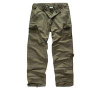 urbandreamz US ACU Rangerhose Ripstop Loisir Pantalons Camo Camouflage Cargo BDU Pantalon Armée 12 Couleurs - Olive, M