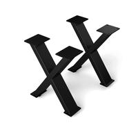 UrbanFodge X Pieds de table | Design moderne | pour les projets de bricolage | Capacité de charge de 200 kg