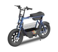 UrbanGlide Draisienne électrique URBANGLIDE THUNDER 160 - 25 km/h, 30 km d'autonomie, Freins à disque, 16'', Bleu Électrique