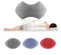 UrbanHomes Memory Foam Pillow, Pillow, Pillows for Sleeping, Kneepillow Slow Rebound Memory Foam Leg Pillow - Explosive Leg Pillow- Gris Clair