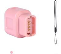 UrbanHui Adaptateur de charge portable pour convertisseur de chargeur Shimano 12 vitesses électronique Di2 (rose)