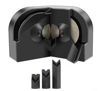 UrbanHui Aiguiseur de foret avec meulage diamant pour forets hélicoïdaux de 2 mm, 4 mm, 6 mm, 8 mm, 10 mm, 12 mm, 14 mm et 16 mm et trois supports (1)