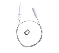 UrbanHui Allumeur électronique de rechange pour cuisinière à gaz Sabaf - Aiguille d'allumage pour cuisinières et cuisinières de cuisine - 400 mm - 450 mm - Plastique blanc et métal (400 mm)