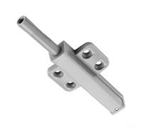 UrbanHui Amortisseur de porte magnétique réglable pour portes d'armoire, finition brute, métal ABS (gris)