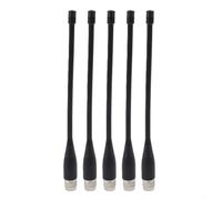 UrbanHui Antenne pour GPS Survey, TNC Whip Antenne, 400-470 MHz UHF, gain 3dBi, polarisation verticale linéaire, compatible avec récepteur GNSS, équipement d'enquête, fouet souple de 17 cm, lot de 5