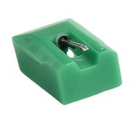 UrbanHui ATN95E Stylet aiguille de rechange pour tourne-disque AT95E et platines AT-LP120-USB/AT3450, ABS vert avec pointe elliptique japonaise pour un son plus riche, installation simple