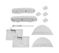 UrbanHui AXV417WHP Kit de cadre avant et arrière, accessoires de bordure de rechange blancs compatibles avec le nettoyeur automatique de piscine HAYWARD AXV604WHP