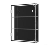 UrbanHui Boîte de rangement murale en acrylique transparent pour cartes de sport, 65 mm d'épaisseur, pour basket-ball, hockey, objets de collection, décoration de maison et de bureau (A)