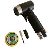 UrbanHui Broyeur pneumatique de 5,1 cm avec système à double cœur droit et excentrique pour un raffinement multi-applications (noir)