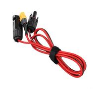 UrbanHui Câble d'extension de 0,9 m MC4 vers XT60Solar - 12 AWG - Adaptateur de fil de cuivre étamé pour centrale solaire - Cordon de charge résistant aux intempéries avec Plug-Play