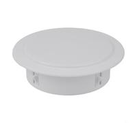 UrbanHui Cache-trou mural pour tuyaux de climatisation Blanc 40 mm-100 mm Protecteur d'aération amovible facile à installer pour ouvertures en PVC et CVC (50 mm)