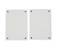 UrbanHui Cadre photo en acrylique transparent pour décoration de bureau - 3 mm d'épaisseur - Aimant stable - Lot de 1 (9 x 12,8 cm)