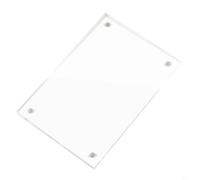 UrbanHui Cadre photo en acrylique transparent pour décoration de bureau - 3 mm d'épaisseur - Aimant stable - Lot de 10 x 15 cm