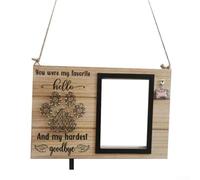 UrbanHui Cadre photo personnalisé pour animal de compagnie fabriqué en bois, conçu pour un affichage mural ou de bureau pour mettre en valeur les souvenirs de votre animal de compagnie