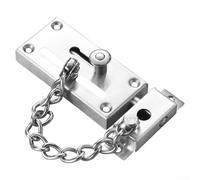 UrbanHui Chaîne de sécurité en acier inoxydable avec mécanisme de verrouillage inversé et fonction anti-liaison chaude pour une meilleure sécurité de porte