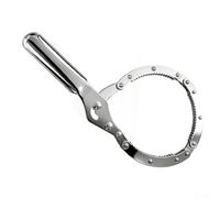 UrbanHui Clé à élément filtrant 75-95 mm avec poignée galvanisée antirouille avec dents sécurisées pour une installation facile dans la réparation automobile (taille L)