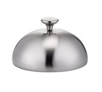 UrbanHui Cloche en acier inoxydable pour assiette, plat, steak, couvercle à steak, résistant à la rouille, passe au lave-vaisselle, garde les aliments au chaud, résistant aux mouches pour intérieur ou