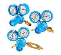 UrbanHui Compteur d'acétylène, régulateur de gaz propane, réducteur de pression de soupape, manomètre résistant aux chocs pour une utilisation fréquente dans des conditions difficiles (table en