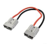 UrbanHui Connecteur de charge de batterie efficace 50 A 600 V, bornes en cuivre plaqué argent, performance durable (50 cm)