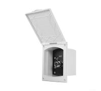 UrbanHui Connecteur d'eau pour camping-car avec connexion rapide et vanne de contrôle du débit réglable pour une gestion efficace de l'approvisionnement en eau (blanc)