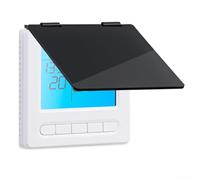 UrbanHui Couvercle de protection pour thermostat en matériau PS pour systèmes de climatisation et de chauffage. Design transparent permettant une visibilité complète de l'écran pendant le tamper (86
