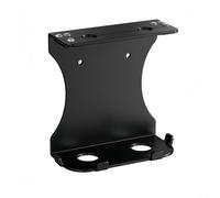 UrbanHui Distributeur de savon mural en acier inoxydable pour salle de bain - Noir - Gain de place pour savon, shampooing, bouteilles - Plusieurs tailles - Maison publique (2 trous)