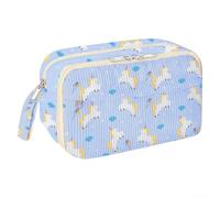 UrbanHui Élégante trousse à crayons en velours côtelé avec fermeture éclair sécurisée, design multi-compartiments pour l'école ou l'université et le rangement d'articles personnels, Voir image, The