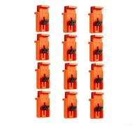 UrbanHui Entretoises de planches de bois avec réglage de précision de 6 mm à 25 mm à l'aide d'un bouton rotatif et d'un couvercle supérieur coulissant vers l'avant pour l'étalonnage des écarts (orange