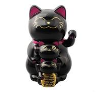 UrbanHui For AutomFor Atic WFor Aving Lucky CFor At OrnFor Aments, Powered By SolFor Ar Energy, IncreFor Ases Luck For And Success (Noir)