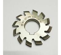 UrbanHui HSS M2 Kit de 8 fraises à engrenage Involute 22 mm Alésage 20 degrés Angle de pression Module 2 pour engrenages de fraisage #1-8 Ensemble d'outils de travail des métaux