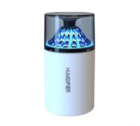 UrbanHui Humidificateur d'aromathérapie compact de 350 ml pour voiture, bureau, diffuseur de brume alimenté par USB avec lumière LED colorée, hydratant d'air portable (blanc)