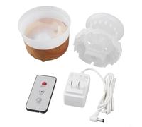 UrbanHui Humidificateur LED goutte de pluie, diffuseur d'arômes, veilleuse 7 couleurs, facile à utiliser, multifonction, environnement serein, anti-stress et aide au sommeil (blanc)