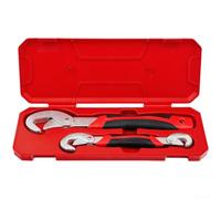 UrbanHui Jeu de clés réglables multifonctions avec une large gamme de mâchoires et une composition solide pour des résultats efficaces dans les paramètres mécaniques et domestiques (D)