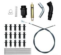 UrbanHui Kit de câble d'étranglement et valve de démarrage pour Honda TRX350 350 2000-2006, pièces de rechange en plastique avec installation facile pour réparation d'entretien VTT