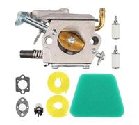 UrbanHui Kit de carburateur avec filtre à air 530037793 et 530047721 pour ensemble de poire d'amorçage pour tronçonneuses McCulloch 3200/3205/3210/3214/3216/3212/3516, 32cc-38cc