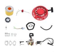 UrbanHui Kit de démarrage carburateur et recul pour moteurs Honda GX340/GX390/GX420 - Comprend filtre à air, bobine d'allumage, construction métal-caoutchouc