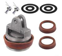 UrbanHui Kit de joint de piston de rechange pour pompes à poignée de type 75 avec boulons, joints en cuir et anneaux en caoutchouc pour un entretien facile de la pompe à eau