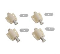 UrbanHui Loquet magnétique pour armoires de cuisine, facile à ouvrir et à fermer, convient pour les armoires et les portes d'armoire (blanc)