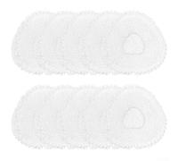 UrbanHui Lot de 10 chiffons lavables et réutilisables pour aspirateur Narwal, Freo X10 pour Pro / YJCC027 Robot aspirateur, sans outils supplémentaires