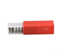 UrbanHui Lot de 10 inserts de coupe carrés en carbure de tungstène de 15 mm, lames réversibles à 4 bords à 30° pour le travail du bois, tête de rabot en spirale et outils de tournage
