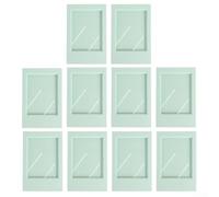 UrbanHui Lot de 10 mini cadres photo pour Fujifilm / Instax 7,6 cm - Matériau ABS - Avec support - Affichage vertical horizontal (asphalte)