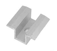 UrbanHui Lot de 10 pinces centrales en alliage d'aluminium conçues pour monter en toute sécurité des panneaux solaires à une hauteur de 2550 mm (40 mm)