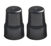 UrbanHui Lot de 2 bouchons de valve de radiateur en plastique ABS - Ajustement sûr - Protection de valve de plomberie - Pour système de chauffage central domestique